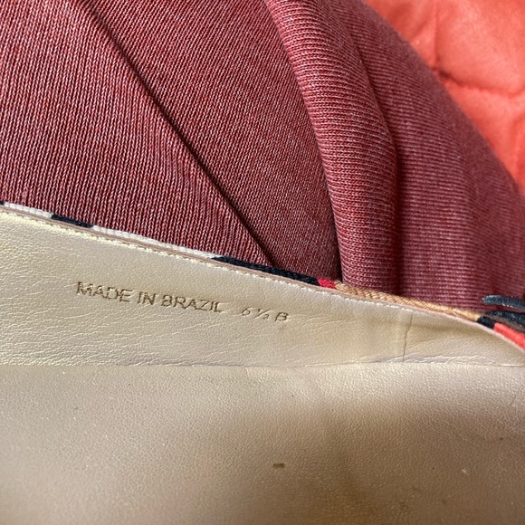 Talbots pink floral ballet flats size 6.5 - Picture 2 of 3